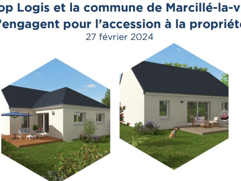 Lotissement - Convention signée avec Coop Logis